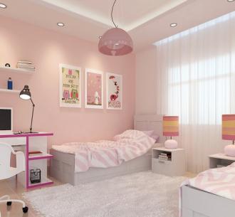 Xu hướng thiết kế nội thất phòng ngủ cho bé gái hiện đại mới nhất 2024