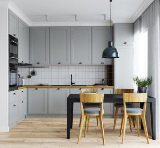 Đóng Mới Tủ Bếp Gỗ Công Nghiệp Làm Mới Không Gian Nhà Bếp