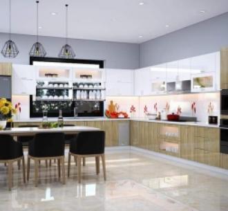 Tìm hiểu về tủ bếp gỗ công nghiệp được thi công đóng mới thế nào cho nhà bếp