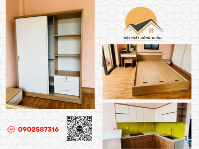 Nội thất gỗ mdf lõi xanh chống ẩm giá rẻ tại HCM