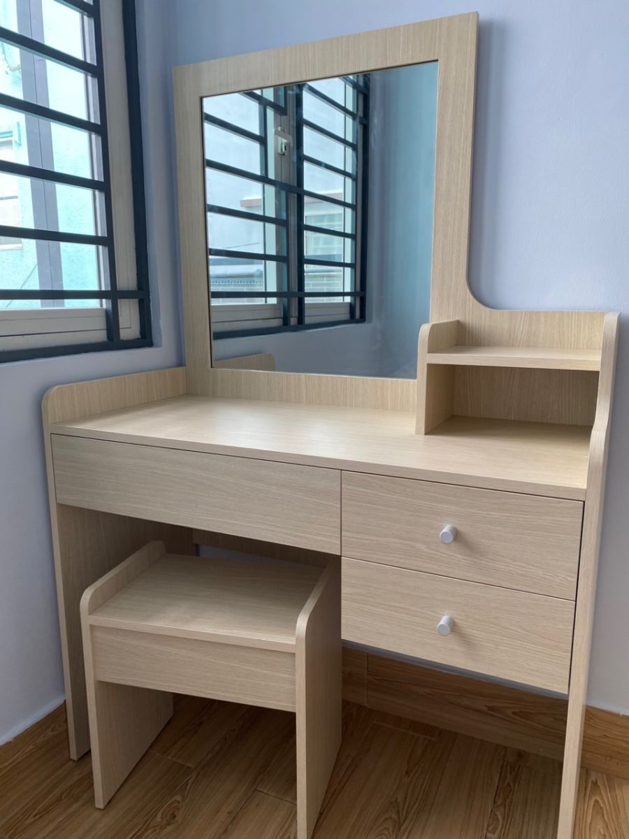 Combo nội thất phòng ngủ gỗ mdf lõi xanh chống ẩm