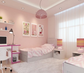 Xu hướng thiết kế nội thất phòng ngủ cho bé gái hiện đại mới nhất 2024