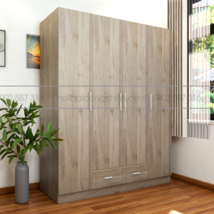 TỦ QUẦN ÁO GỖ CÔNG NGHIỆP QUẬN 12. 1m6X2mX55cm