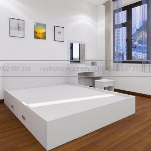 Giường ngủ gỗ công nghiệp mdf lõi xanh chống ẩm giá rẻ tại HCM 