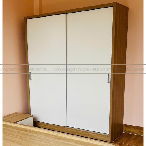 Tủ quần áo cửa lùa giá rẻ - tối ưu không gian phòng ngủ
